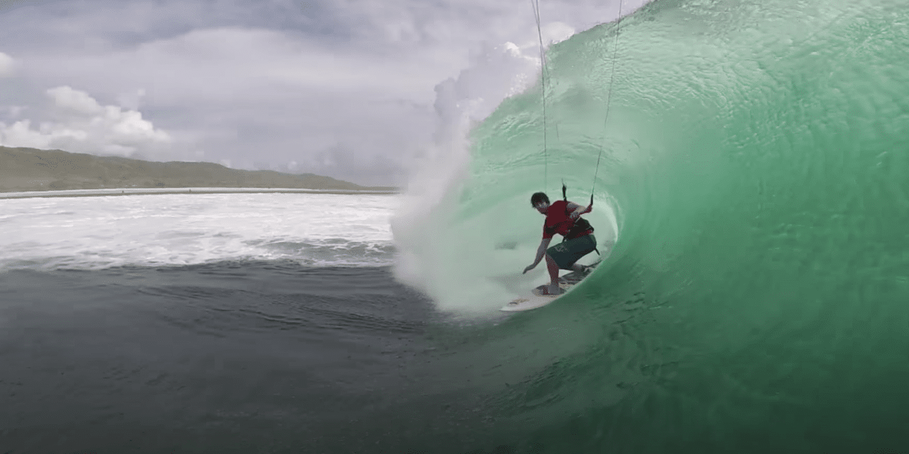 Le surfkite en Indonésie